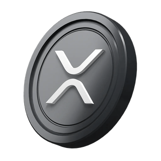 Ilustrație cu XRP pentru un material de debut despre criptomonede